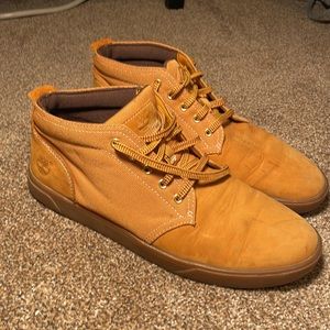 Timberland high top shoes size 10